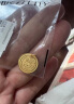 潮宏基十二生肖黄金吊坠女士足金小马生肖马年本命年礼物蛇年挂坠 计价U 兔宝宝 2.1g（不含项链） 实拍图
