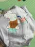 巴拉巴拉新生儿衣服宝宝睡衣爬服哈衣包屁衣夏装全棉薄款舒适萌 粉紫A70708 73cm 实拍图