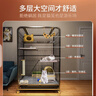 蔻丝【加粗方管】猫笼子超大号家用猫窝别墅带厕所一体室内屋宠物猫笼 超大四层【78*55*137】自由空间 【超值款】吊床+脚垫+托盘+爬梯 实拍图