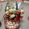恰好时光鲜花编织插花花篮手提鲜花草编竹编月子手工篮子装饰家居花篮方形 实拍图