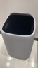 朴厨日式轻奢垃圾桶双层家用大号客厅卧室厨房卫生间无盖纸篓 18灰色 实拍图