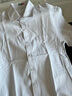 回力衬衫男春秋季纯色休闲长袖衬衫商务百搭白衬衣男 白色 M 实拍图
