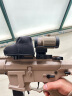 伽古（JUGUN） HHS组合全息558+G43增倍镜组合瞄准镜套装高清瞄具抗震光学吃鸡 G43+558 沙色组合 实拍图