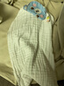 洁丽雅吸汗巾婴儿童纯棉幼儿园宝宝隔汗巾垫背巾中大号全棉男女童 升级大号6层 5条装 （男宝推荐D） 实拍图