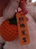 坤随 毛线钩织钥匙扣好寓意挂件手工编织挂饰考试加油励志礼物挂件 好柿发生毛线钩织钥匙扣1个 实拍图