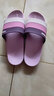 惠夫人拖鞋女夏季室内家居用家用浴室洗澡防滑软底外穿静音情侣凉拖鞋女 彩带 紫色 36-37 (适合35-36码穿) 实拍图