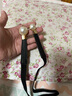 多菲尼森（dophnison）装饰细腰带腰带女裤腰带女士皮带休闲可调节收腰韩版 珍珠对扣细腰带1.5*66cm【黑】 实拍图