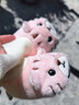 趣尔熊0-6-12月男女宝宝步前防滑婴儿鞋软底0-1岁学步鞋秋冬加绒不掉鞋 淘气虎粉色 加绒 布底 13 【内长13cm】 10-13个月参考 实拍图
