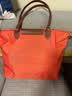 珑骧（LONGCHAMP）Le Pliage Original系列女包大号长柄手提饺子包 橙色 礼物 实拍图