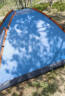 盛源（SHENGYUAN）速开手抛帐篷 3-4人双门全自动户外露营装备公园休闲沙滩帐篷蓝色 实拍图
