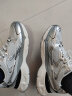 卡帕（Kappa）官方银色老爹鞋子男鞋厚底增高情侣运动鞋 奥运灰 43 晒单实拍图