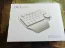 多彩（DeLUX）T11有线键盘 旋钮小键盘 巧克力键帽 单色背光 CAD PS绘图画图 多功能辅助 设计师键盘 白色 晒单实拍图