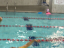 特步（XTEP）儿童泳衣男童连体小中大儿童泳镜泳帽游泳套装 藏青色三件套 20#  实拍图