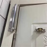 KOB闭门器简易免打孔小号自动弹簧门家用关门神器缓冲暗藏式 不锈钢【承重15-30KG】亮银色款 实拍图