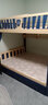 耀拓【免费安装】实木儿童床上下床高低床成人上下铺男女孩双层子母床 松木蓝梯柜款 上铺宽140下铺宽160 实拍图