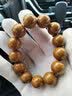 彩荷紫金鼠三眼菩提手串 正圆光珠文玩男女菩提子佛珠手串 17mm  实拍图