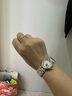 Colaivkloia情侣戒指男女对戒银一对磨砂款可调节婚戒情人节生日礼物送男女友 Tk310-女款+60CM皮绳 美号8号 实拍图
