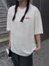 卡帕（Kappa）背靠背运动t恤2026夏季新款男士索罗娜休闲短袖上衣女K0EX2TD30D 羊脂白-0111 L 实拍图