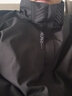 JEEP SPIRIT吉普外套男士夹克春秋季潮流时尚连帽户外运动冲锋衣男装 黑色2XL 实拍图