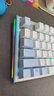 惠普（HP）GK600F机械键盘有线键盘游戏键盘 单光笔记本台式电脑外设USB键盘家用网吧电竞 GK600F蓝白【青轴】【冰蓝光/20种灯效】 实拍图