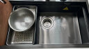悍高（HIGOLD）厨房纳米水槽单槽洗菜盆大单槽加厚304不锈钢厨房洗碗池水槽黑钛 【纳米】手工单槽680*450MM-配抽拉龙头 晒单实拍图