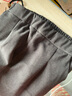 子牧棉麻秋冬装 女韩版高腰显瘦萝卜裤宽松休闲哈伦裤0878 深灰色不加绒 XL (建议115-125斤) 实拍图