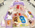 babycare&bct灯光水晶玩具屋仿真过家家娃娃屋玩具3-6岁女孩节日礼物-蓝色 实拍图