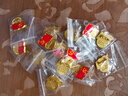 易利丰（elifo）【不褪色】镀金升级款标准款新党员徽章 最新版2025党徽胸章  厚度2mm 别针扣10个装 实拍图