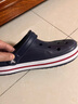 卡骆驰（crocs）洞洞鞋男鞋女鞋 25夏季新款运动鞋平底沙滩鞋透气情侣凉鞋拖鞋子 贝雅卡骆班-深蓝 41-42 (260mm) 实拍图