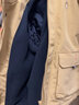 暇步士（Hush Puppies）童装儿童厚风衣冬季新款男女大童纯色摇粒绒外套时尚厚风衣 暖卡其 160 cm 实拍图