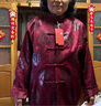 拾福男装唐装中老年男女国风毛呢春秋外套老年人过寿生日衣服套装冬装 酒红  秋款 上衣 4XL 女款(155-170斤） 晒单实拍图