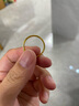 周大福婚嫁素圈黄金戒指女(工费120)20号约2.15g EOF1生日礼物 实拍图