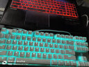 惠普（HP）GK200机械键盘有线办公游戏键盘 20种背光灯效 87键电竞键盘鼠标套装电脑外设键鼠 皎月白【键鼠套装-红轴】 实拍图