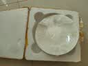 红牡丹 陶瓷餐具家用饭碗面碗带盖大汤碗中式西餐牛排盘 一季花开 8英寸饭盘4个 实拍图