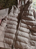 雪中飞轻薄鹅绒羽绒服女士2025新款卫衣拼接时尚保暖百搭秋冬保暖外套 粉色 M 170/100-110斤 实拍图