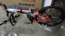 飞鸽（FG FLYING PIGEON） 折叠山地自行车成人男女学生青少年变速便携轻便双减震山地车 黑红26寸三刀轮轴承+指拨+大礼包 24速顶配（0-5公里代步） 实拍图