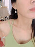 GCKK珍珠耳坠潮长款耳钉女轻奢气质耳饰高级感耳环生日礼物送女友老婆 珍珠耳环金色 实拍图