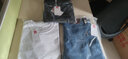 真维斯牛仔裤男士春秋季新款修身小脚裤直筒弹力休闲裤显高百搭水洗长裤 20822/350磨白蓝 （常规款） 29 实拍图