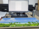 沁宣 风景鼠标垫大号桌垫办公商务超大加厚包边锁边防滑游戏电竞家用电脑键盘垫书桌面垫子 三亚 800*300*4mm防滑耐磨 晒单实拍图
