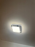 松下（Panasonic）吸顶灯LED卧室吸顶灯简约方形卧室客厅吸顶灯 星空灯罩 叶影21W 实拍图