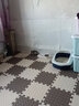 万创泡沫地垫拼接家用打地铺儿童爬行垫加厚婴儿防摔垫隔音减震爬爬垫 米色+咖色【送边条母婴级】 30*30*1cm厚【16片/防污易打理】 实拍图