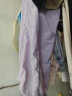 QGF美式伞兵工装裤女夏季薄款抽绳宽松显瘦阔腿束脚运动冲锋裤子女装 紫色 XL 晒单实拍图