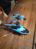 卡之物语玩具飞机遥控电动 充电感应遥控小飞机玩具感应悬浮式二通直 遥控飞机-蓝色 实拍图