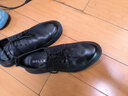 百丽商务皮鞋男商场同款牛皮革休闲皮鞋A0512CM1 黑色2 44 实拍图