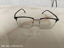 WAN XIN 新款 1.67超薄高清防蓝光镜片男可配度数送商务眼镜框女Z 31297黑色 优雅黑金尽显儒雅 配万新1.67MR-7超薄非球面镜片 实拍图