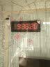 虹光（HonGuan） 现代数字挂钟家用客厅WiFi授时钟表智能感光21x58cm-时分秒红光 实拍图