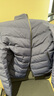 雅戈尔（YOUNGOR）羽绒服男立领短款羽绒服保暖御寒商务休闲男士上衣外套 VRYS439989FQA藏青色 XL 180/100A 实拍图