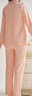 红豆居家【春上新】男女纯棉精梳情侣睡衣女格纹长袖家居服 粉色 XL 实拍图