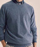 Scofield男装秋季新款简约圆领绵羊毛针织衫休闲毛衣 蓝色 175 晒单实拍图