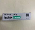 富士instax立拍立得 方形相纸 黑白单包装10张 (适用于SQUARE系列相机 手机照片打印机SP-3) 实拍图